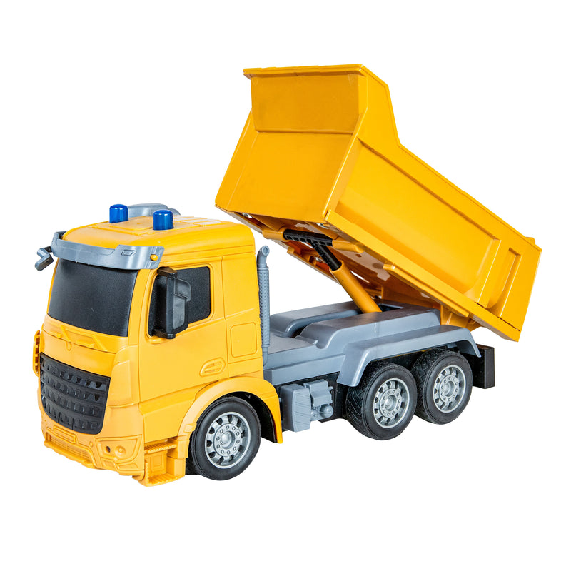 Sunnydaze Dump and Drive Light-Up Remote Control Dump Truck