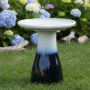 Sunnydaze Glazed Ceramic Outdoor Bird Bath