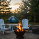 Sunnydaze Rustic Affinity Steel Fire Pit - 24"