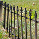 Sunnydaze 5-Piece Roman Garden Border Fence Set - 9 Overall Feet