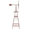 Profile of the rustic outdoor metal windmill.