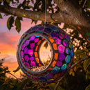 Sunnydaze Mosaic Fly-Through Hanging Bird Feeder