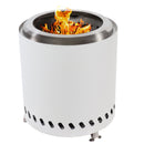 Sunnydaze Tabletop Smokeless Fire Pit with Travel Bag and Poker