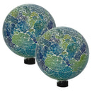 Sunnydaze 10-Inch Glass Gazing Globe for Garden or Backyard