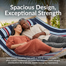 Sunnydaze 2-Person Quilted Fabric Double Hammock with Pillow