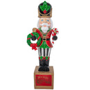 Sunnydaze Karl the Christmas Nutcracker Indoor/Outdoor Statue, 48-Inch