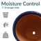 Sunnydaze Resort Glazed Ceramic Planter with Drainage Holes - Set of 2