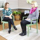 Sunnydaze Tristana Plastic Outdoor Dining Armchair