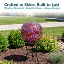 Sunnydaze 10-Inch Glass Gazing Globe for Garden or Backyard