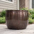 Embossed Panel Garden Hose Holder - Drainage Holes