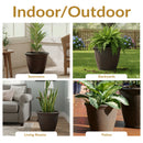 Sunnydaze Anjelica Polyresin Outdoor Flowerpot Planter