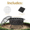 Sunnydaze Crossweave Wood-Burning Fire Pit with Spark Screen and Poker