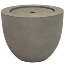 Sunnydaze Polystone Round Bubble Outdoor Water Fountain with LED Light