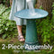 Sunnydaze Rennes Outdoor Ceramic Bird Bath - 22.5" H