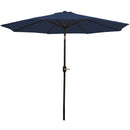 Sunnydaze Aluminum 9 Foot Patio Umbrella with Tilt & Crank