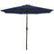 Sunnydaze Aluminum 9 Foot Patio Umbrella with Tilt & Crank