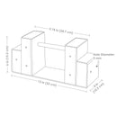 Sunnydaze Standard Firewood Log Rack Brackets