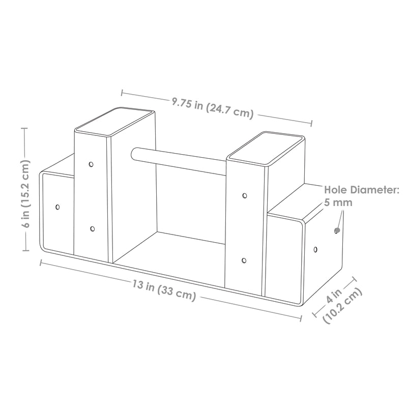 Sunnydaze Standard Firewood Log Rack Brackets