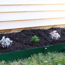 green metal landscape edging border