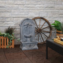 Sunnydaze French-Inspired Outdoor Wall-Mounted Fountain - 28"