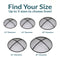 Sunnydaze Outdoor Heavy-Duty Steel Round Fire Pit Spark Screen