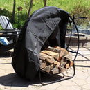 Sunnydaze Firewood Log Hoop Rack with Cover