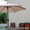 Sunnydaze Aluminum Outdoor Patio Umbrella with Tilt and Crank