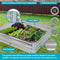 Sunnydaze Galvanized Steel Raised Garden Bed