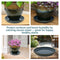 Sunnydaze Set of 4 Glazed Ceramic Planter Saucers