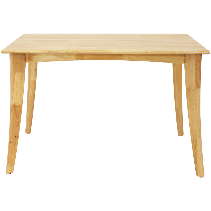 Sunnydaze James 4' Mid-Century Modern Dining Table - Natural