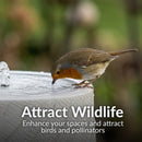 Sunnydaze Textured Spiral Bubble Outdoor Fountain with LED Light