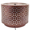 Sunnydaze Repeating Squares Cylinder Iron Outdoor Water Fountain - 14.25"