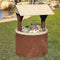 TankTop Covers Wishing Well Planter Septic Cover with Base and Roof