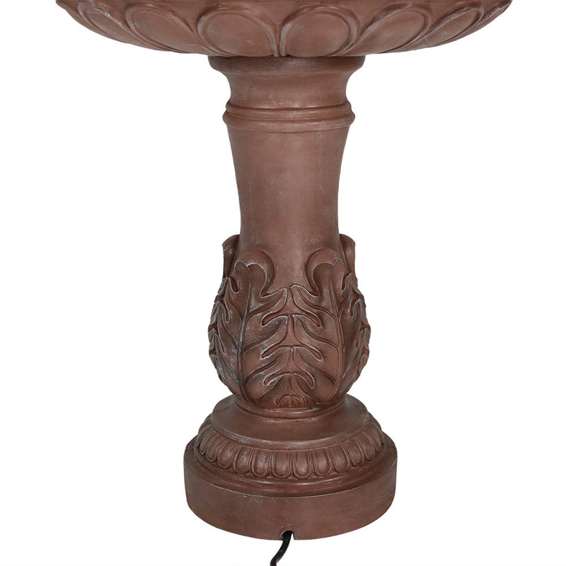 Sunnydaze 3-Tier Dove Pair Outdoor Water Fountain - 43" H