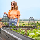 Sunnydaze Mesh Cloche Plant Protector with Removable Cover - 6-Pack