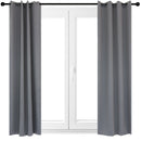 Sunnydaze Indoor/Outdoor Blackout Curtain Panels with Grommet Top - 51.5 x 120 in.