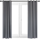 Sunnydaze Outdoor Blackout Curtain Panels with Grommet Top