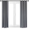 Sunnydaze Outdoor Blackout Curtain Panels with Grommet Top