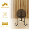 Sunnydaze Black Steel Traditional Style Gazing Globe Stand - 9"