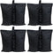 Sunnydaze Polyester Sandbag Canopy Weights - Set of 4 - Black