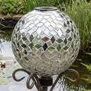 Sunnydaze 10-Inch Solar Glass Gazing Garden Globe