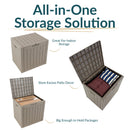 Sunnydaze Outdoor Lockable Deck Storage Box