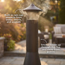 Sunnydaze 70" Chiminea Outdoor Fireplace