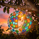 Sunnydaze Mosaic Fly-Through Hanging Bird Feeder