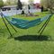 Sunnydaze Brazilian 2-Person Hammock with Universal Multi-Use Stand