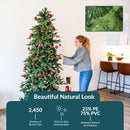 Sunnydaze Stately and Slim Artificial Christmas Tree - Unlit