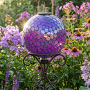 Sunnydaze 10-Inch Solar Glass Gazing Garden Globe