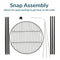 Sunnydaze Tripod Grilling Set with Cooking Grate - 22" Diameter