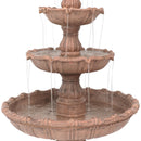 Sunnydaze Large Tiered Ball Outdoor Fountain - 80" H