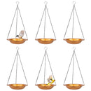 Sunnydaze Copper Bird Bath or Bird Feeder - 12" Diameter